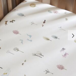Pottery Barn Crib Sheet Organic Dakota Crib Fitted Sheet Woodland Animals N21